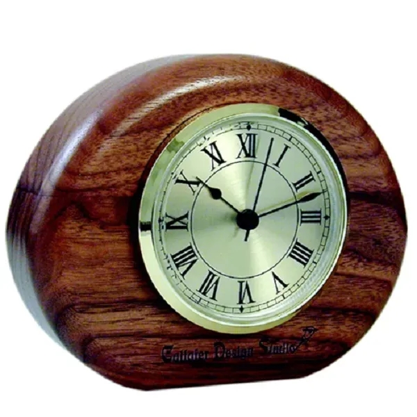 Global vision wood mantle clock with exclusive design.... from ASI 88156 Solid Dimensions Inc