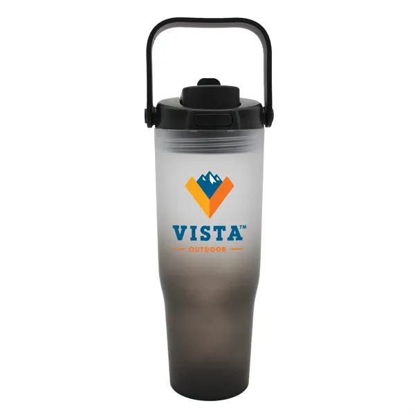 Halcyon® 30 oz. Recycled Ombre Tumbler with Carrying Handle... from ASI 30270 Aakron Line
