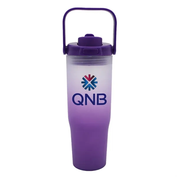 Halcyon® 30 oz. Recycled Ombre Tumbler with Carrying Handle... from ASI 30270 Aakron Line