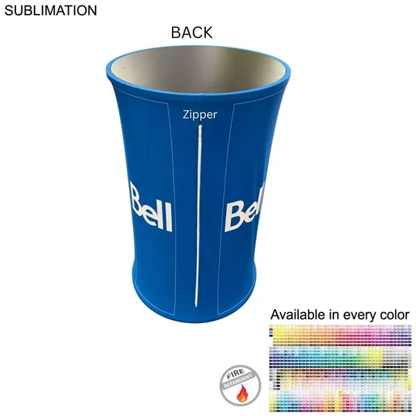 Item #SU792-3 48Hr Quick Ship - Round SEG Counter Kit w/ Sublimated Cover