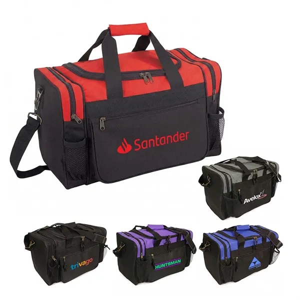 17" duffle bag with adjustable shoulder strap... from ASI 31517 Admart Products / Admart Line