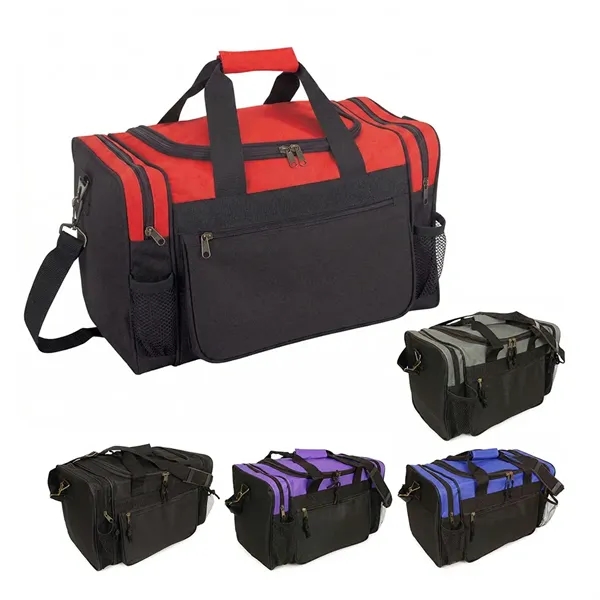 17" duffle bag with adjustable shoulder strap... from ASI 31517 Admart Products / Admart Line