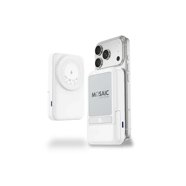 7700 mAh Wireless Power Bank with TWS Earphones... from ASI 91435 Tomax USA