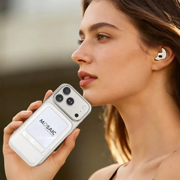 7700 mAh Wireless Power Bank with TWS Earphones... from ASI 91435 Tomax USA