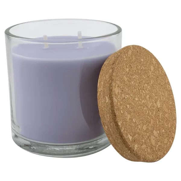 14 oz. Wild Lavender Candle in a Glass Holder with Cork... from ASI 74601 Calico