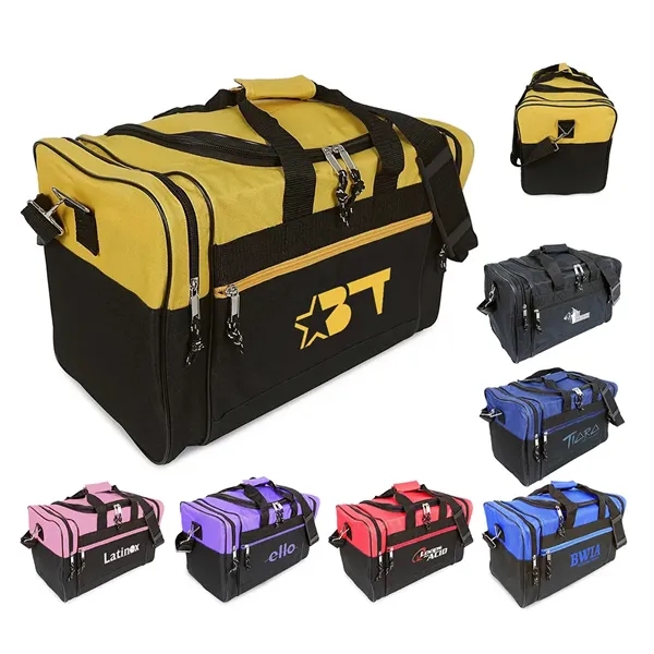 17" duffle bag with adjustable shoulder strap... from ASI 31517 Admart Products / Admart Line