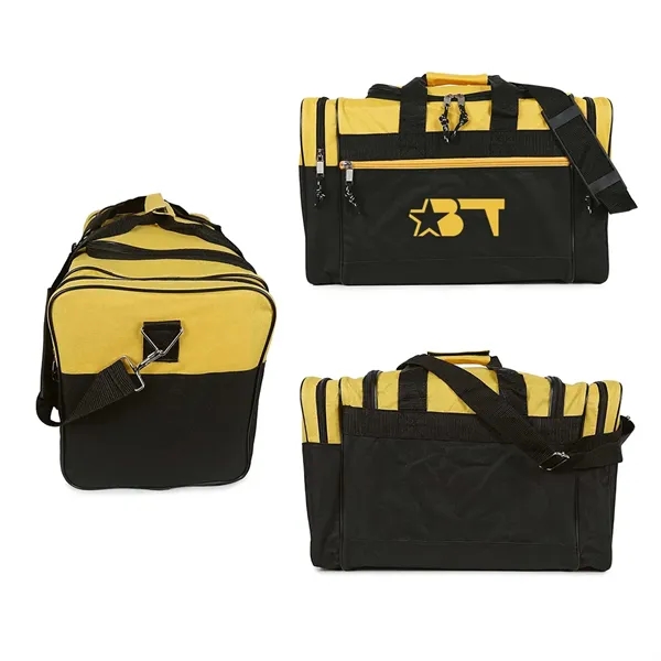 17" duffle bag with adjustable shoulder strap... from ASI 31517 Admart Products / Admart Line