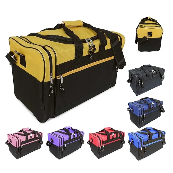 17" duffle bag with adjustable shoulder strap... from ASI 31517 Admart Products / Admart Line