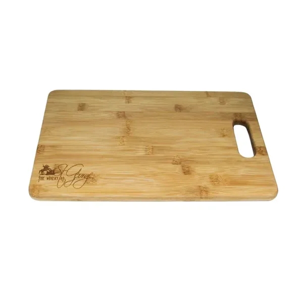 Bamboo large cutting board with laser engraving.... from ASI 88156 Solid Dimensions Inc