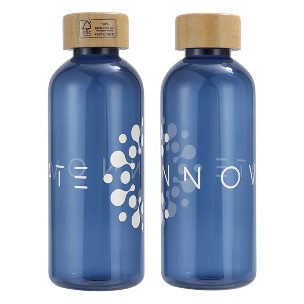 22 oz RPET Reusable Sports Bottle w/ Bamboo Lid... from ASI 36730 Ariel Premium Supply Inc