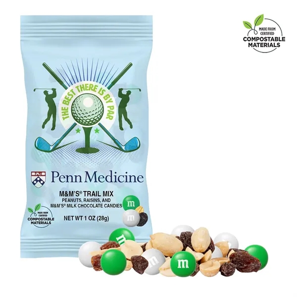 Golf - 1oz M&M'S® Trail Mix ECO-Digibag, Full Color... from ASI 44900 NC Custom (CI/Lanco) / Chocolate Inn