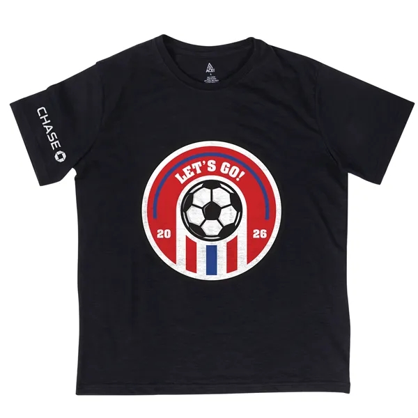 Soccer ACE Slub T-Shirt S/S Crew Neck - Unisex... from ASI 44900 NC Custom (CI/Lanco) / Lanco ACE USA