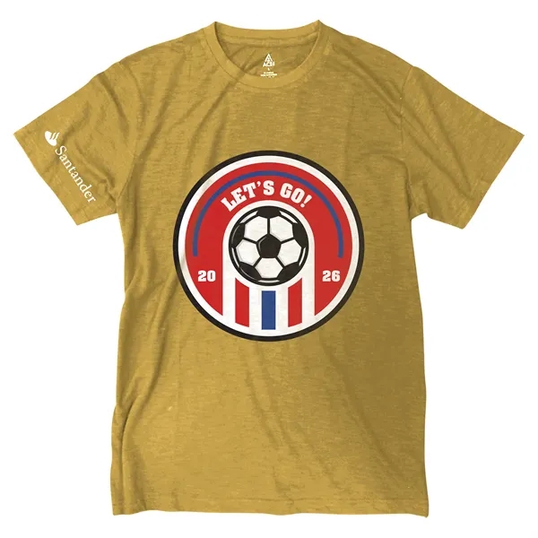 Soccer ACE Slub T-Shirt S/S Crew Neck - Unisex... from ASI 44900 NC Custom (CI/Lanco) / Lanco ACE USA