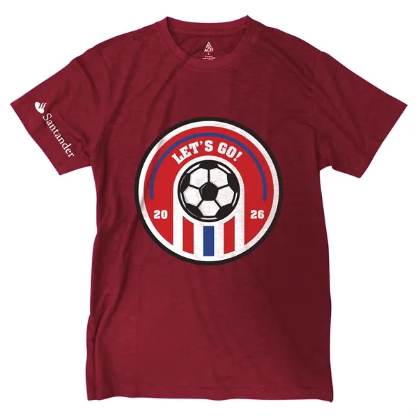 Soccer ACE Slub T-Shirt S/S Crew Neck - Unisex... from ASI 44900 NC Custom (CI/Lanco) / Lanco ACE USA