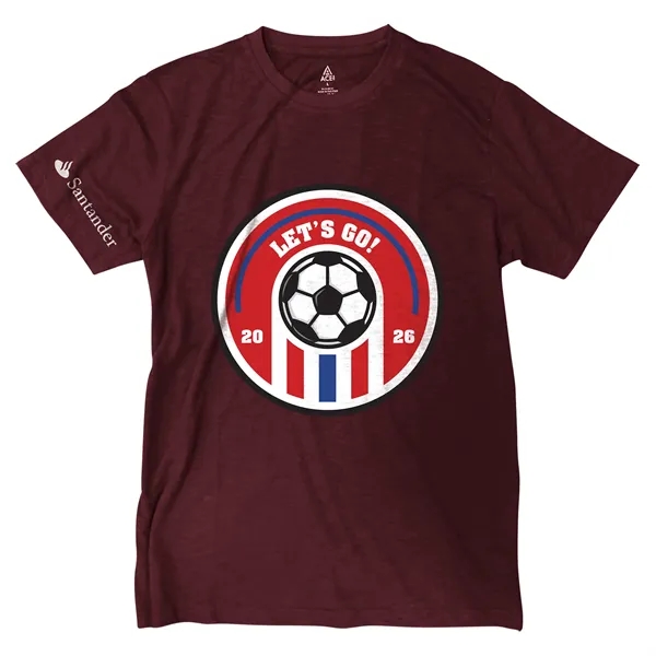 Soccer ACE Slub T-Shirt S/S Crew Neck - Unisex... from ASI 44900 NC Custom (CI/Lanco) / Lanco ACE USA