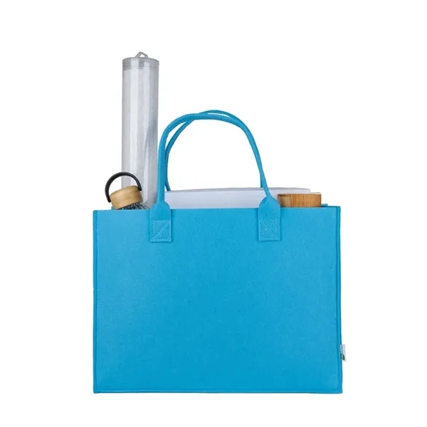 Remy Recycled Gussetted Tote Bag... from ASI 67866 Logomark/Valumark