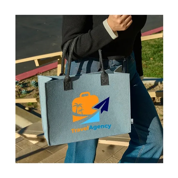 Remy Recycled Gussetted Tote Bag... from ASI 67866 Logomark/Valumark