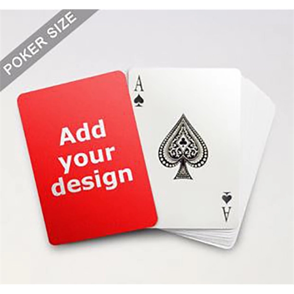 2.5" x 3.5" customizable full-color printed paper playing cards.... from ASI 92531 Unique Custom Products / UCP