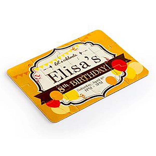 5" x 7" traditional puzzle with 12 customizable pieces.... from ASI 92531 Unique Custom Products / UCP