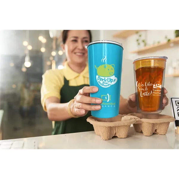 Garyline® Roadmaster Travel Tumbler with Clear Slider Lid...... from ASI 40480 Koozie Group