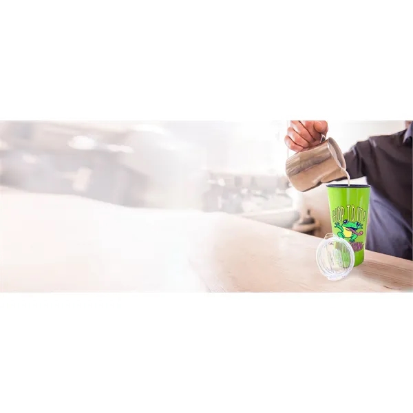 Garyline® Roadmaster Travel Tumbler with Clear Slider Lid...... from ASI 40480 Koozie Group