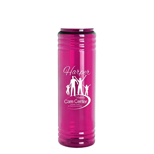 24 oz. Slim Fit UpCycle RPET Bottles with Quick Snap Lid... from ASI 40480 Koozie Group