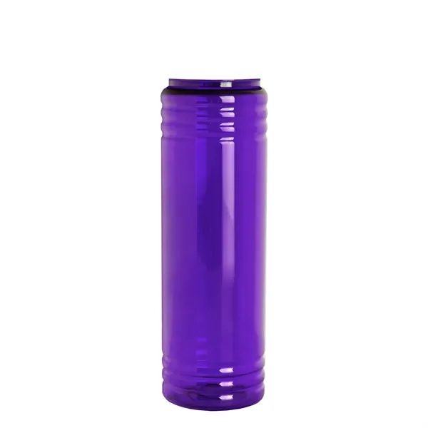 Slim Cylinder Design 24 oz. UpCycle Sport Bottles with Tethered Lid.... from ASI 40480 Koozie Group