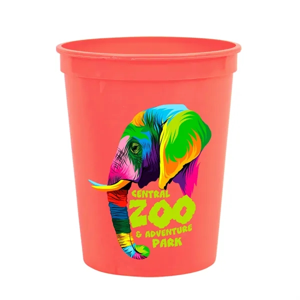 Reusable and recyclable polypropylene sixteen ounce stadium cup.... from ASI 40480 Koozie Group