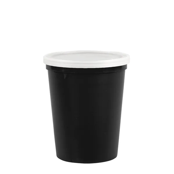 Reusable and recyclable polypropylene sixteen ounce stadium cup.... from ASI 40480 Koozie Group