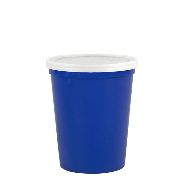 Reusable and recyclable polypropylene sixteen ounce stadium cup.... from ASI 40480 Koozie Group