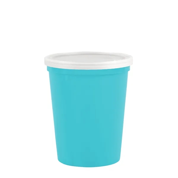 Reusable and recyclable polypropylene sixteen ounce stadium cup.... from ASI 40480 Koozie Group