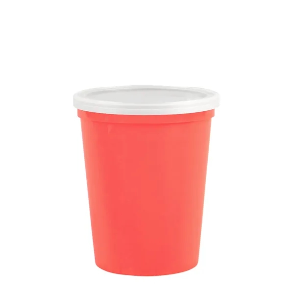 Reusable and recyclable polypropylene sixteen ounce stadium cup.... from ASI 40480 Koozie Group