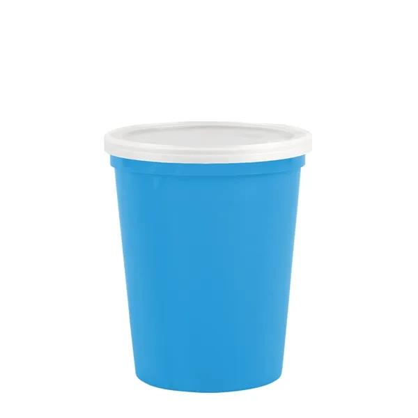 Reusable and recyclable polypropylene sixteen ounce stadium cup.... from ASI 40480 Koozie Group