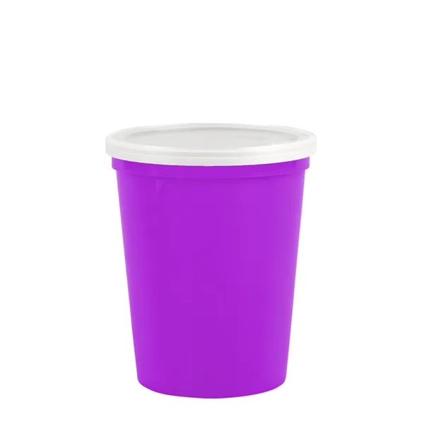 Reusable and recyclable polypropylene sixteen ounce stadium cup.... from ASI 40480 Koozie Group