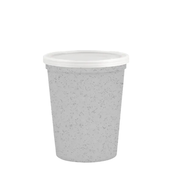 Reusable and recyclable polypropylene sixteen ounce stadium cup.... from ASI 40480 Koozie Group