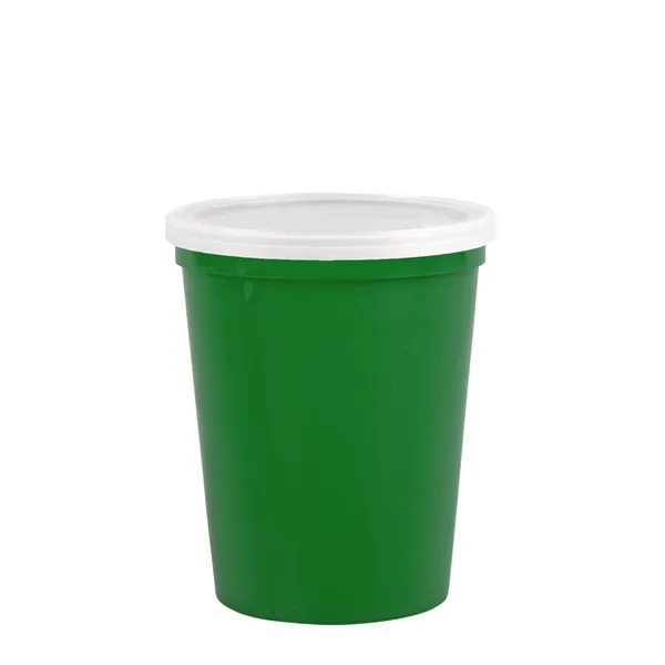 Reusable and recyclable polypropylene sixteen ounce stadium cup.... from ASI 40480 Koozie Group