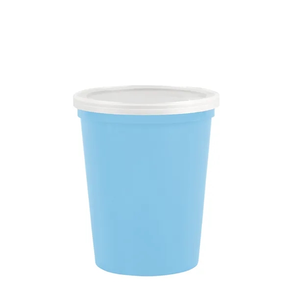 Reusable and recyclable polypropylene sixteen ounce stadium cup.... from ASI 40480 Koozie Group