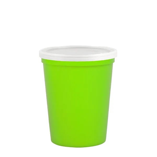 Reusable and recyclable polypropylene sixteen ounce stadium cup.... from ASI 40480 Koozie Group