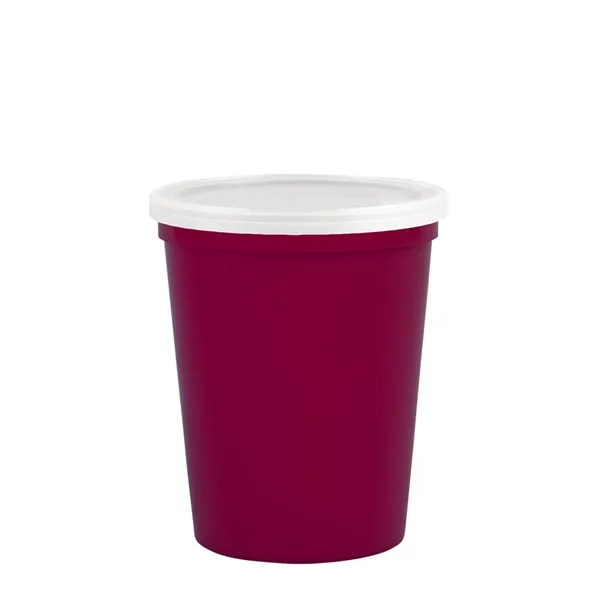 Reusable and recyclable polypropylene sixteen ounce stadium cup.... from ASI 40480 Koozie Group