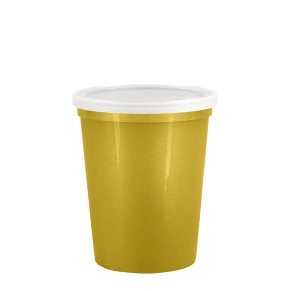 Reusable and recyclable polypropylene sixteen ounce stadium cup.... from ASI 40480 Koozie Group