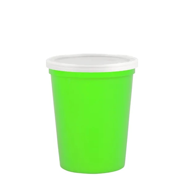 Reusable and recyclable polypropylene sixteen ounce stadium cup.... from ASI 40480 Koozie Group