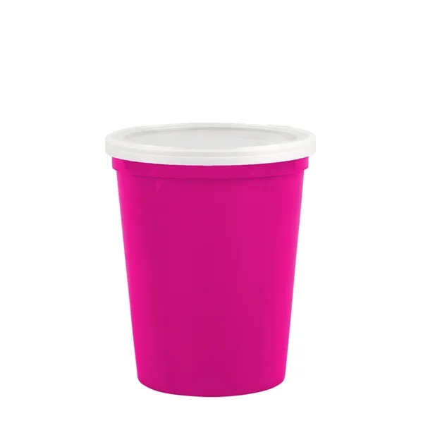 Reusable and recyclable polypropylene sixteen ounce stadium cup.... from ASI 40480 Koozie Group