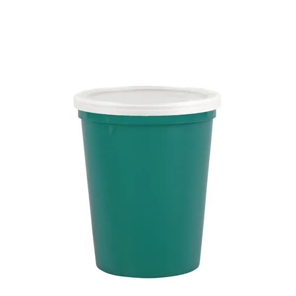Reusable and recyclable polypropylene sixteen ounce stadium cup.... from ASI 40480 Koozie Group