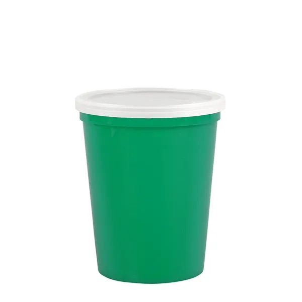 Reusable and recyclable polypropylene sixteen ounce stadium cup.... from ASI 40480 Koozie Group