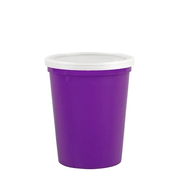 Reusable and recyclable polypropylene sixteen ounce stadium cup.... from ASI 40480 Koozie Group