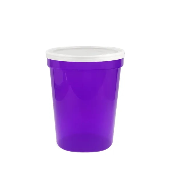 16 oz. translucent smooth-sided stadium cup.... from ASI 40480 Koozie Group