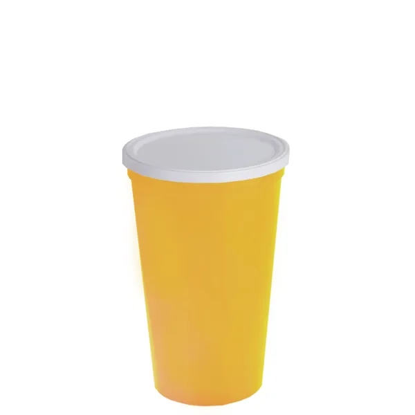 Reusable and recyclable polypropylene 20 oz. stadium cup.... from ASI 40480 Koozie Group