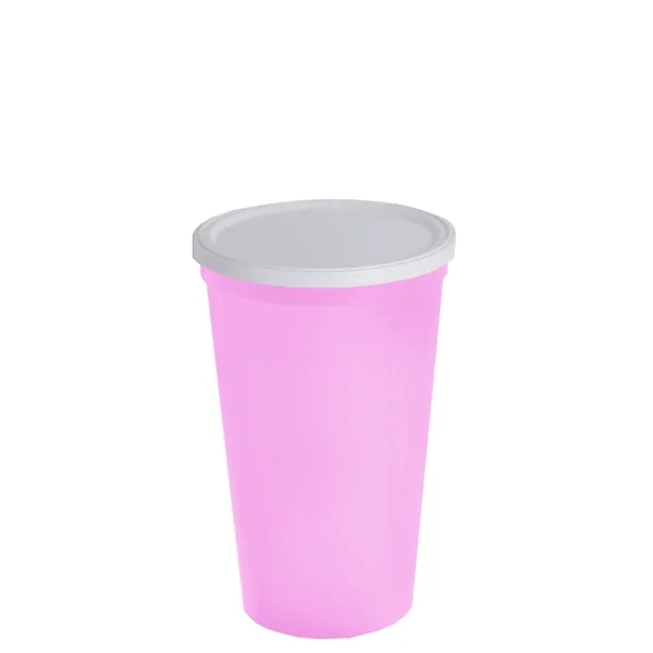 Reusable and recyclable polypropylene 20 oz. stadium cup.... from ASI 40480 Koozie Group