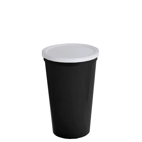 Reusable and recyclable polypropylene 20 oz. stadium cup.... from ASI 40480 Koozie Group