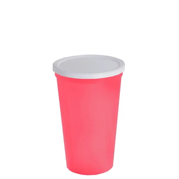 Reusable and recyclable polypropylene 20 oz. stadium cup.... from ASI 40480 Koozie Group